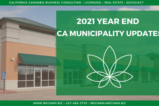 Image describing Cannabis 2021 Year End CA Municipality Updates