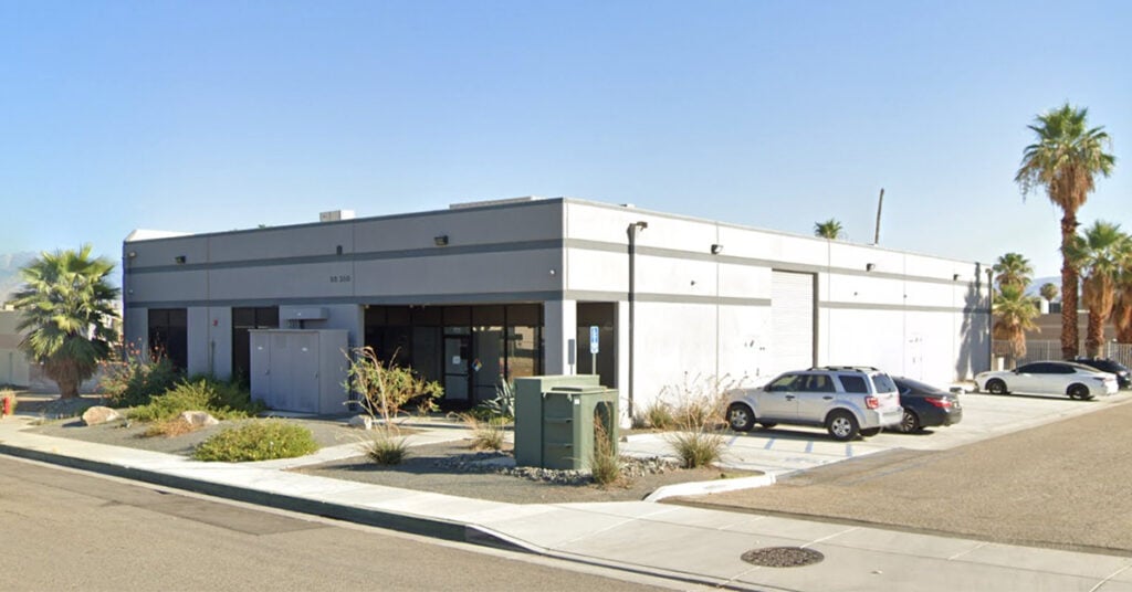 INDUSTRIAL REAL ESTATE AUCTION – 7,680 SF in Cathedral City, CA